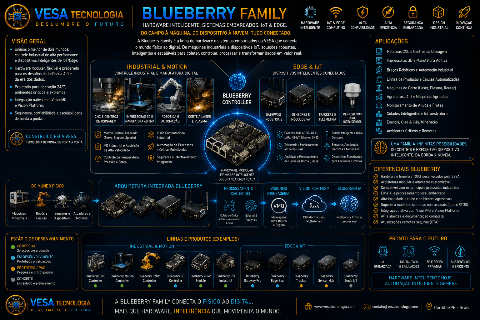 Visão geral Blueberry Family